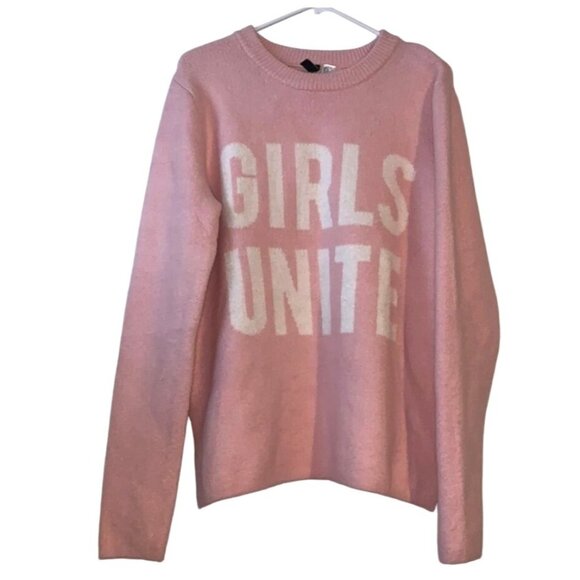 Unite Pink Sweater H&M Divided Size S Soft & Cozy - Picture 1 of 7